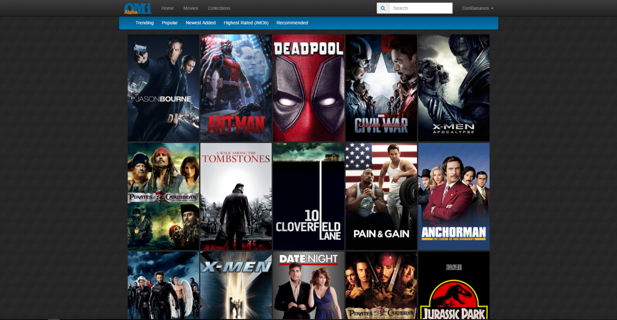 Online Movie Index Movie Overview